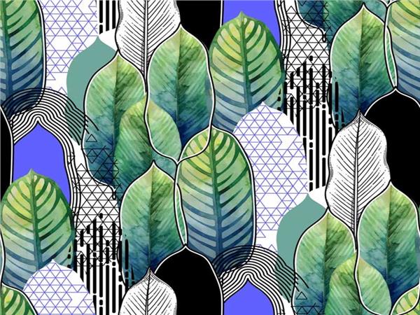 Tropical Leaves 3D Wallpaper by MywallpaperShop