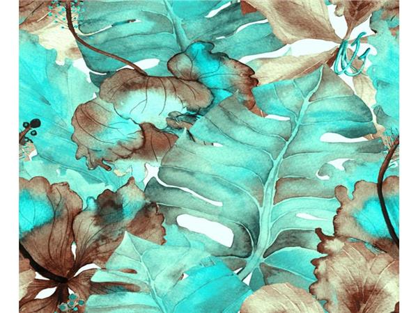 Tropical Leaves 3D Wallpaper by MywallpaperShop