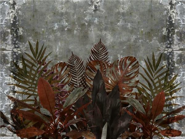 Tropical Leaflar Treelar 3D Wallpaper by MywallpaperShop