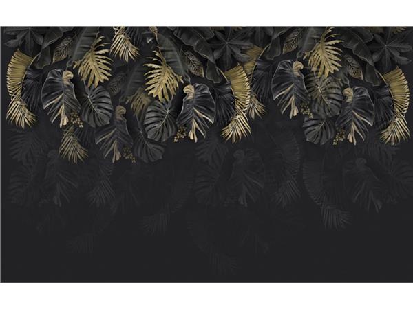 Tropical Leaflar Treelar 3D Wallpaper by MywallpaperShop