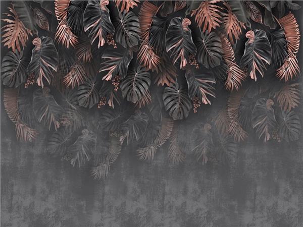 Tropical Leaflar Treelar 3D Wallpaper by MywallpaperShop