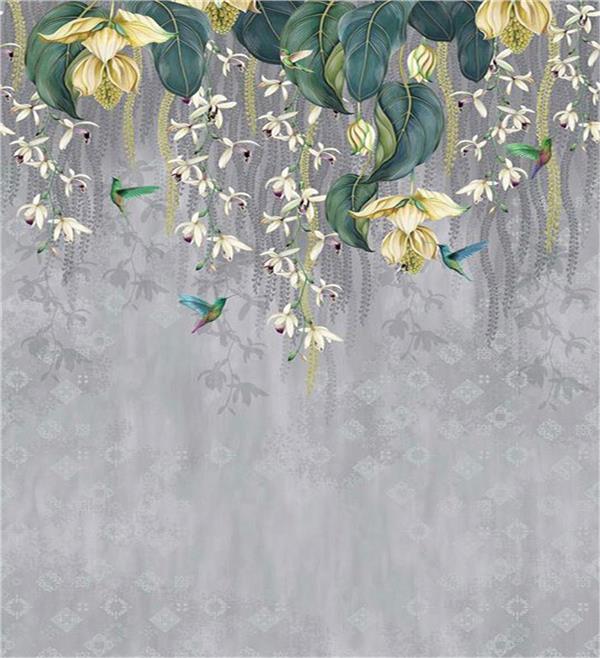 Tavandan Sarkan Flowers and Leaflar Wallpaper by MywallpaperShop