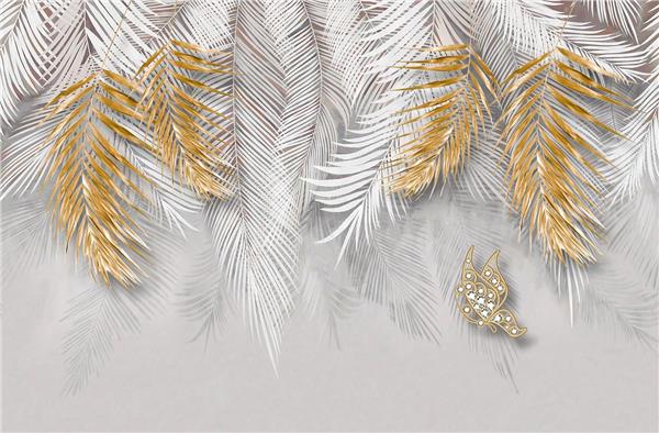 Tavandan Sarkan Leaflar Wallpaper by MywallpaperShop