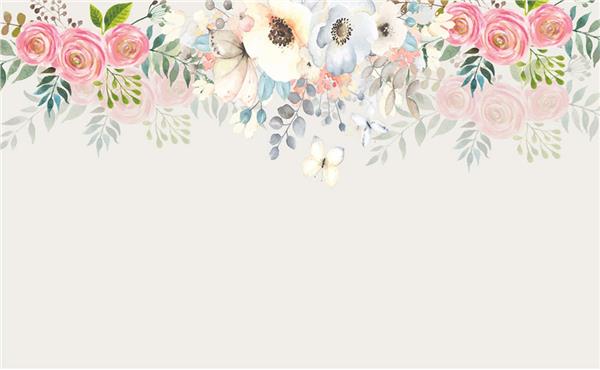Tavandan Sarkan Flowers Wallpaper by MywallpaperShop