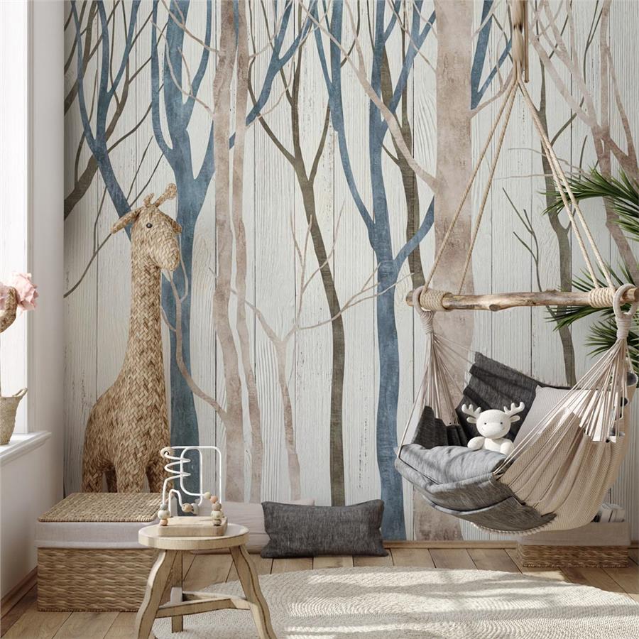 Tree Branches Kids Room Wallpaper
