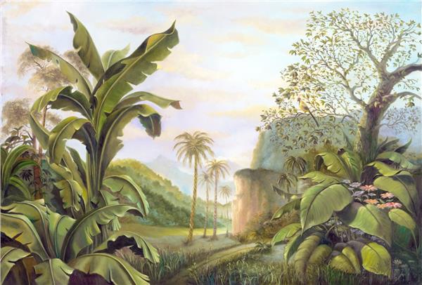 Tropical Forest Wallpaper by MywallpaperShop