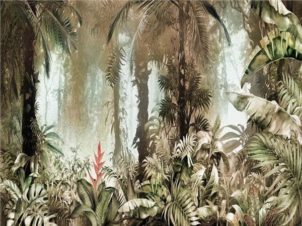 Tropical Forest Custom Design Wallpaper by MywallpaperShop