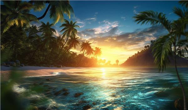 Tropical Treelar Wallpaper by MywallpaperShop