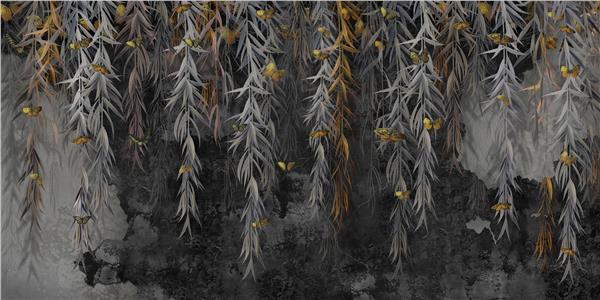 Sarkit Leaflar Design Wallpaper by MywallpaperShop