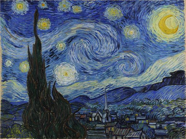 Van Gogh Yildizli Gece Wallpaper by MywallpaperShop