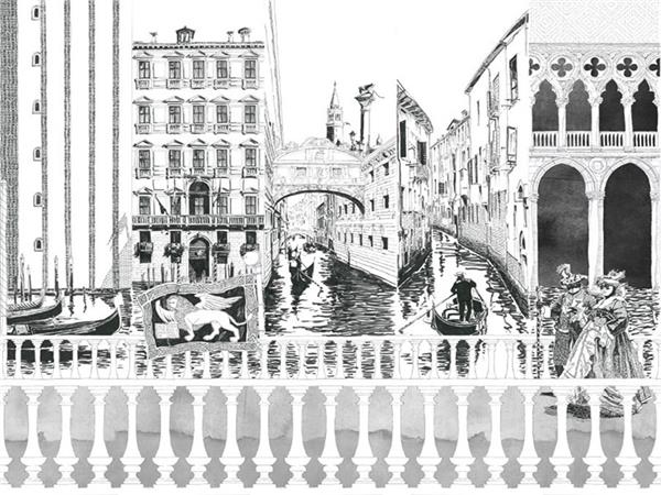 Venice Custom Design Wallpaper by MywallpaperShop