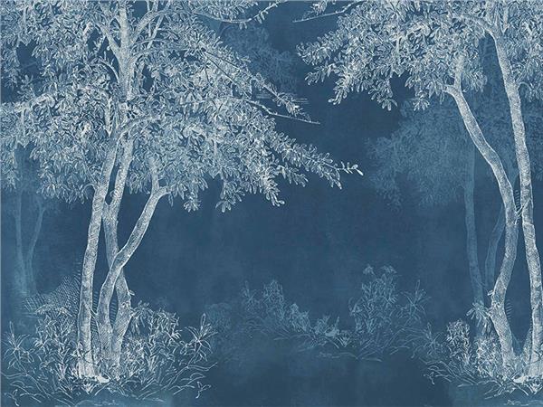 Vintage Tree Design Wallpaper by MywallpaperShop