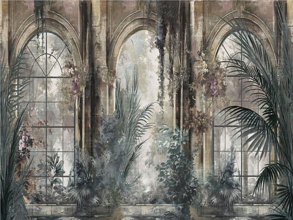 Vintage Botanic Design Wallpaper by MywallpaperShop