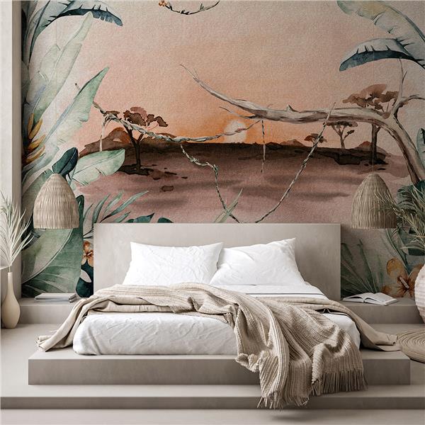 Vintage Botanic Design Wallpaper by MywallpaperShop