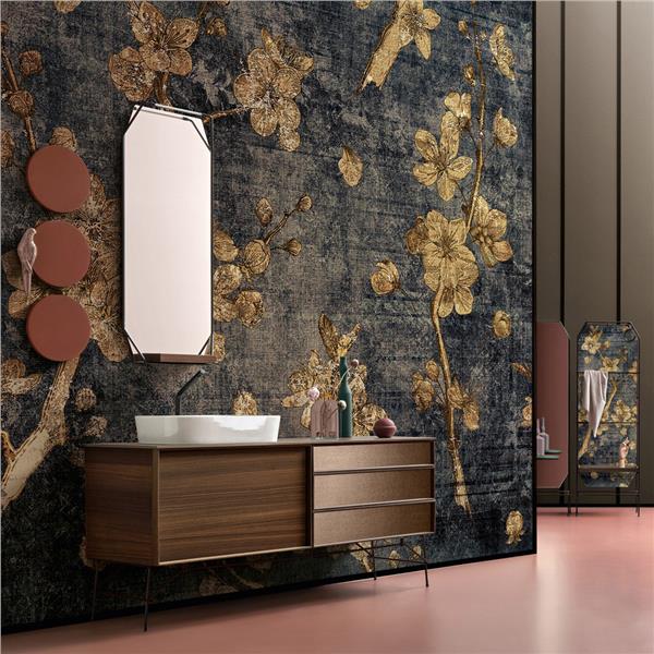 Vintage-floral-Design-duvar-i Wallpaper by MywallpaperShop