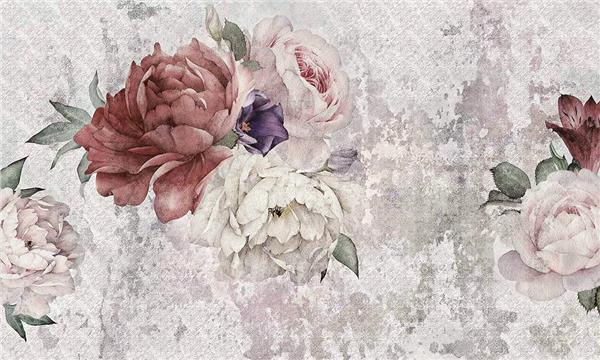 Vintage Gul Flowersi Wallpaper by MywallpaperShop