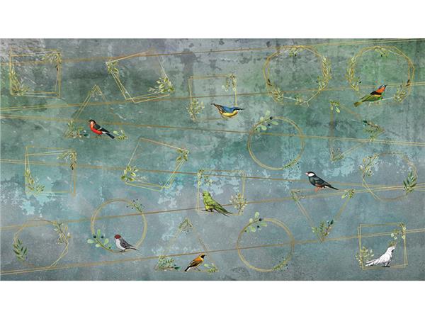 Vintage Kuslar Design Wallpaper by MywallpaperShop