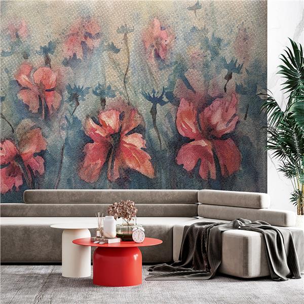 Vintage Flowers Design Wallpaper by MywallpaperShop