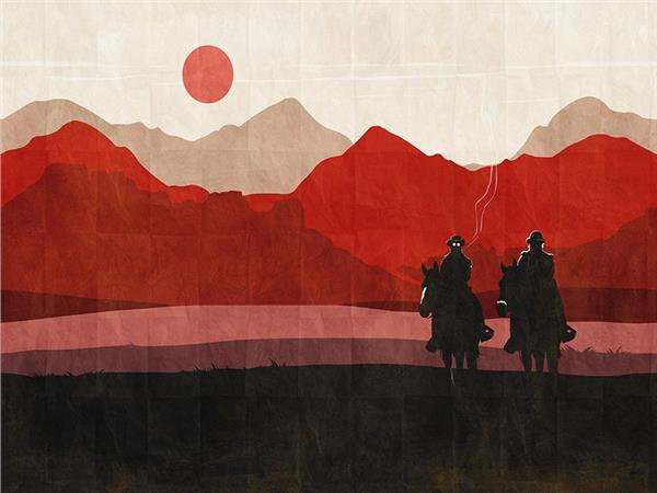 Wild West Design Wallpaper by MywallpaperShop