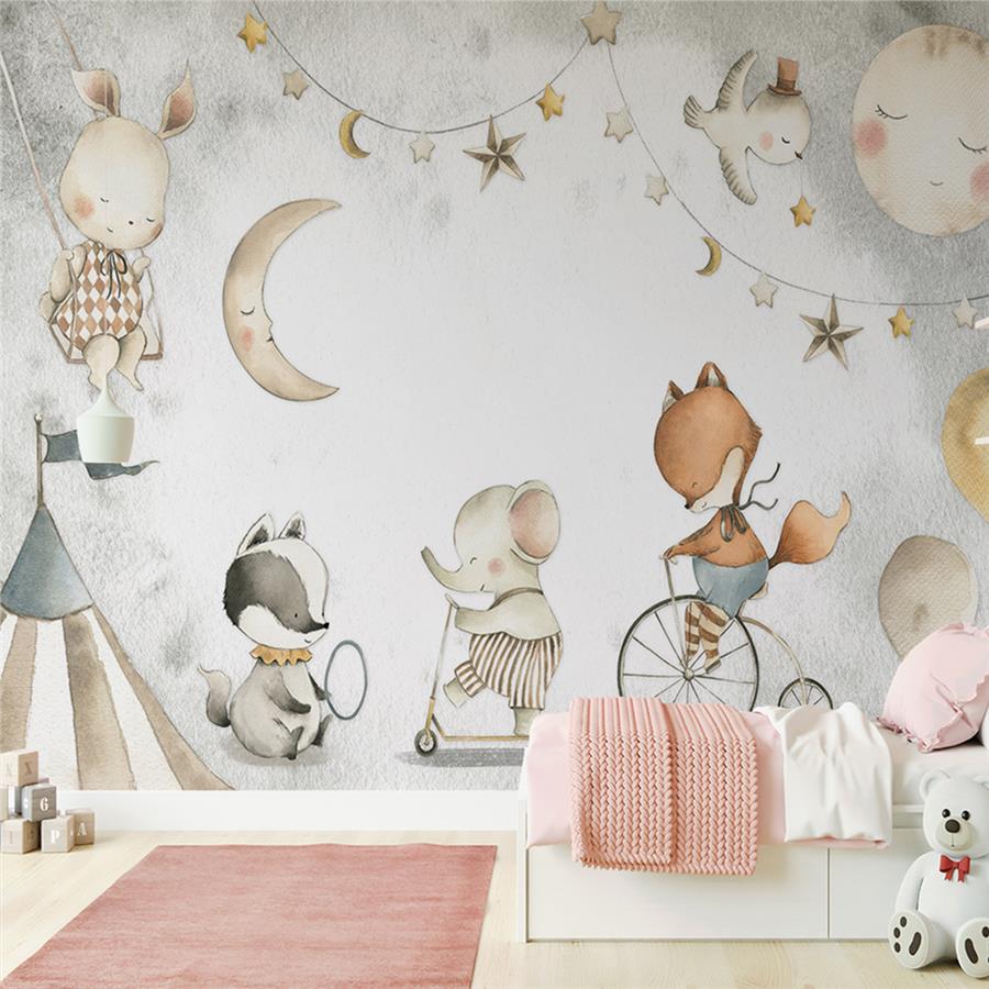 Wonderland Kids Room Wallpaper