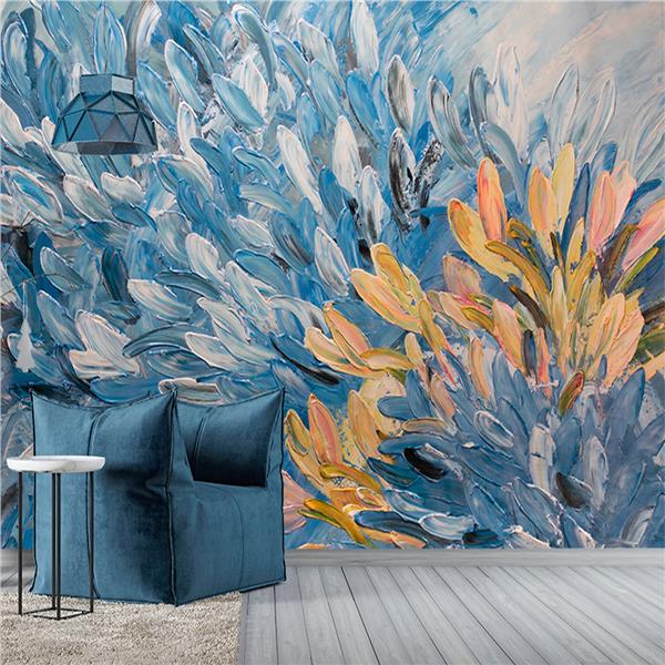 Yagli Boya Gorunum Design Wallpaper by MywallpaperShop