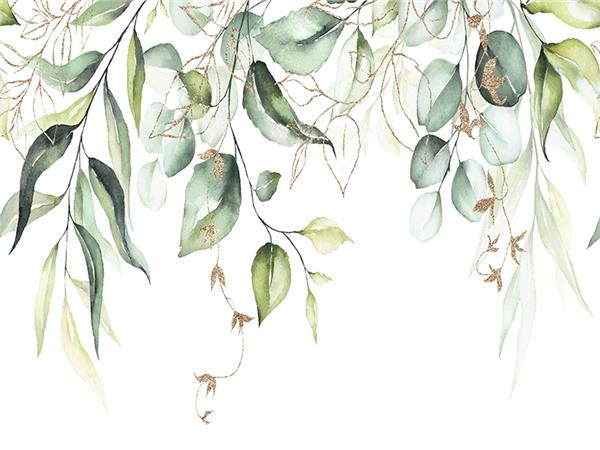 Leaflar Custom Design Wallpaper by MywallpaperShop