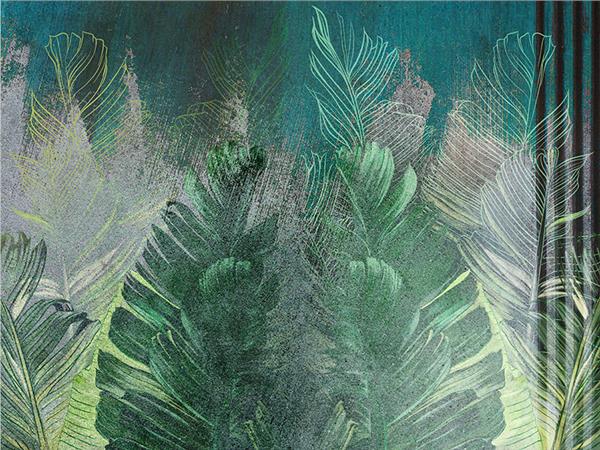 Leaflar Vintage Custom Design Wallpaper by MywallpaperShop