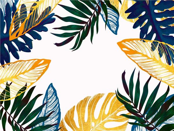 Leaflar Custom Design Wallpaper by MywallpaperShop