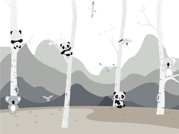 Little Afacanlar Kids Room Wallpaper by MywallpaperShop