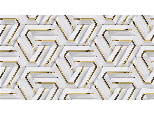 3D Geometric Design Wallpaper by MywallpaperShop