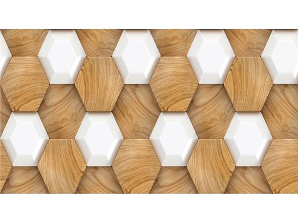 3D Geometric Design Wallpaper by MywallpaperShop