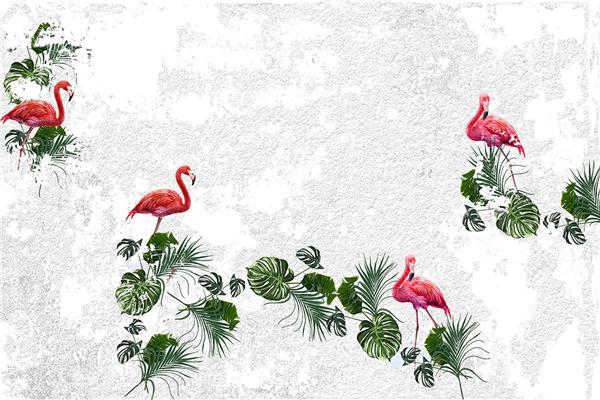 Pink Flamingo Wallpaper by MywallpaperShop