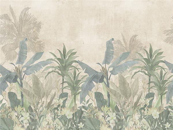 Vintage Tropical Design Wallpaper by MywallpaperShop