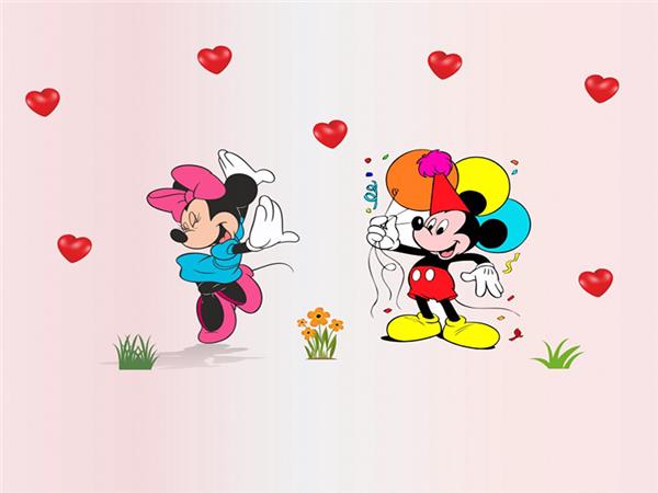 Mickey Mouse Kids Room Wallpaper by MywallpaperShop