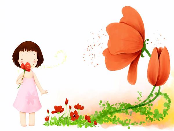 Cute Girl Kids Room Wallpaper by MywallpaperShop