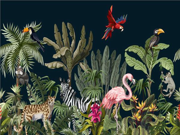 Tropical Design 3D Wallpaper by MywallpaperShop