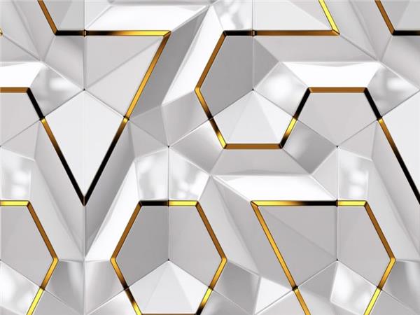 Geometric Design 3D Wallpaper by MywallpaperShop