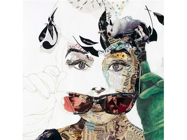 Hollywood Star Retro Design Wallpaper by MywallpaperShop