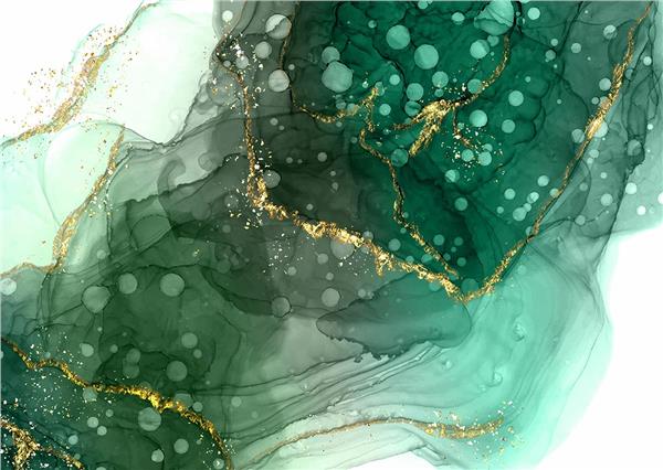 Green marble Design 3D Wallpaper by MywallpaperShop