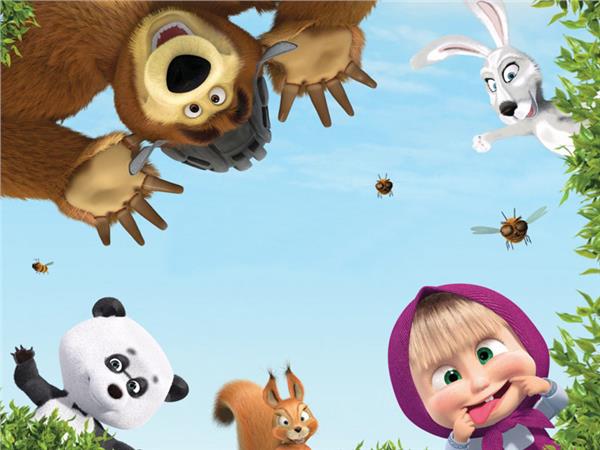 Masha Kids Room Wallpaper by MywallpaperShop