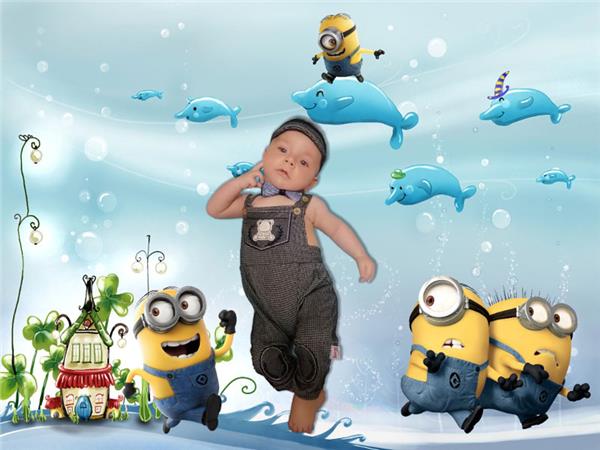 Minions Custom Design Wallpaper by MywallpaperShop