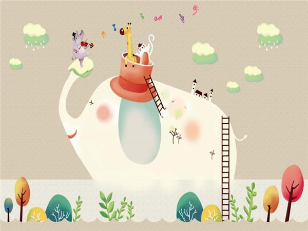 Muzisyen Friends Kids Room Wallpaper by MywallpaperShop