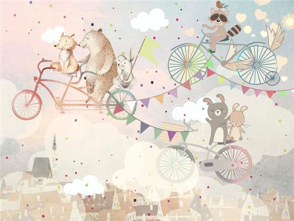 SweetNaughties Kids Room Wallpaper by MywallpaperShop