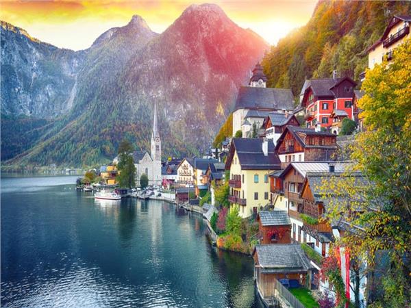 Hallstatt Nature Scenery Wallpaper by MywallpaperShop