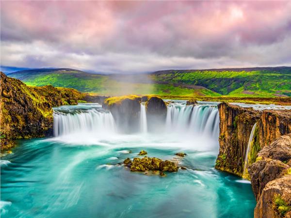 Waterfall Scenery Wallpaper by MywallpaperShop