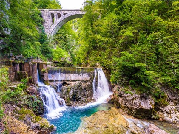 Waterfall Scenery Wallpaper by MywallpaperShop