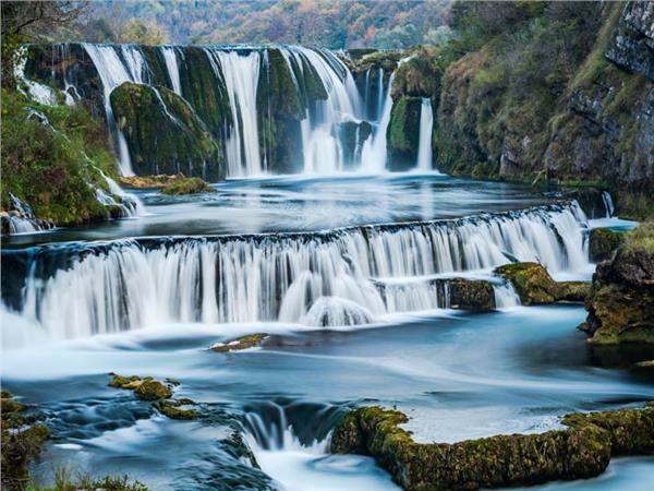 Waterfall Scenery Wallpaper by MywallpaperShop
