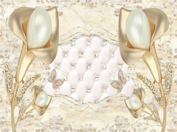 Inci Flower 3D Wallpaper by MywallpaperShop