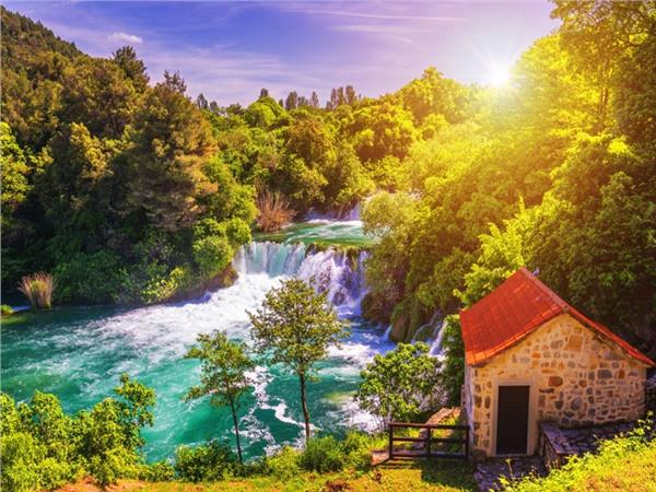 Waterfall Scenery Wallpaper by MywallpaperShop