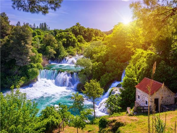 Waterfall Scenery Wallpaper by MywallpaperShop